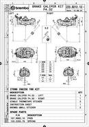 Yamaha Sp [BREMBO RACING] - Par de GP4RX - pinzas de freno de 18 mm (mecanizadas en CNC - cromadas) (con pastillas)