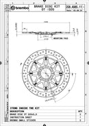 Ducati 749 [BREMBO RACING] - ACTUALIZACIÓN Disco de freno flotante T-Drive - 208A98511-4