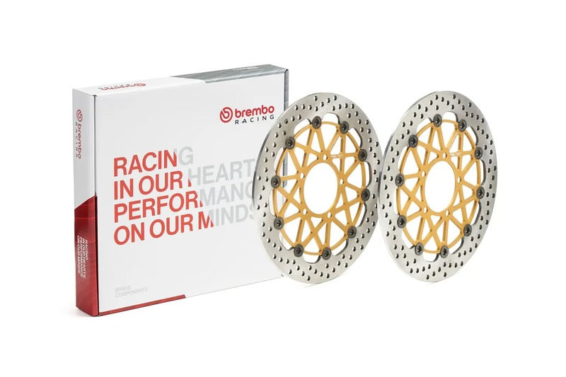 Triumph Street Triple 765 [BREMBO RACING] - ACTUALIZACIÓN Par de discos de freno flotantes Supersport - 208973756