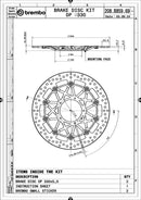 Honda Cbr 1000 Rr-R Fireblade Sp [BREMBO RACING] - ACTUALIZACIÓN Disco de freno flotante Supersport - 208B85969-2