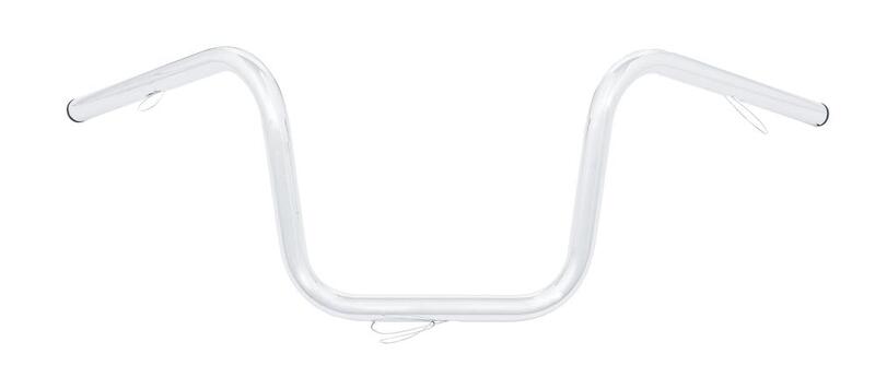 Harley Davidson Fxst [HIGHWAY HAWK] - Manillar Bad Hawk de 1 pulgada con 3 orificios, 845 mm de ancho y 240 mm de alto, cromado