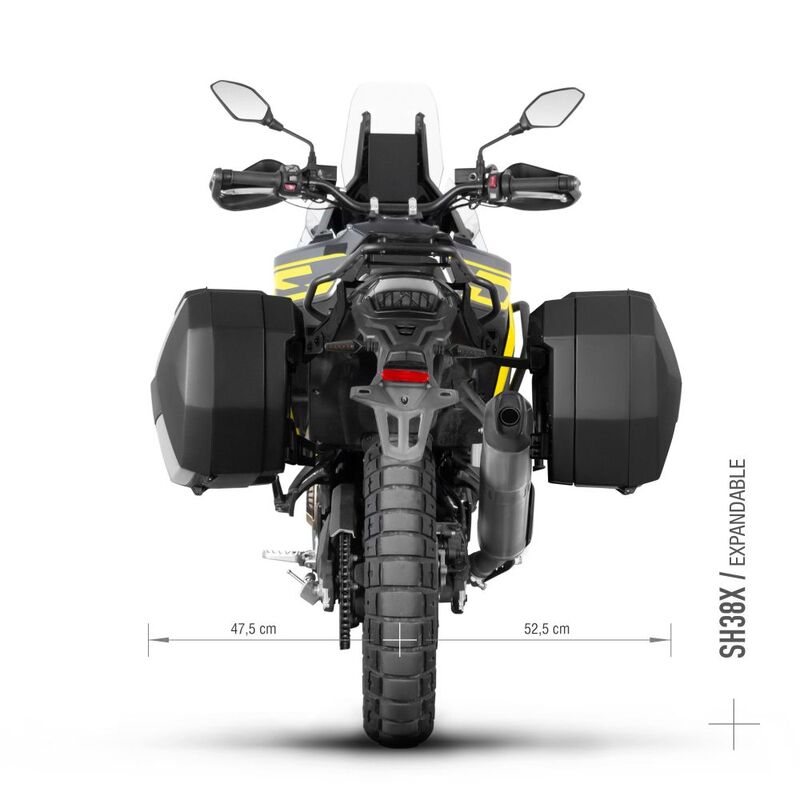 Voge Valico 800 Rally [SHAD] - Sistema de fijación 3P (lateral)
