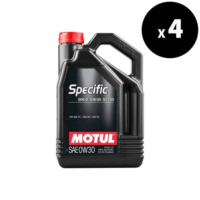 Aceite de motor específico 0W30 5L 4 paquete [Motul]