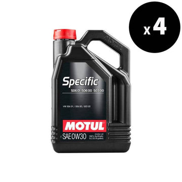Aceite de motor específico 0W30 5L 4 paquete [Motul]