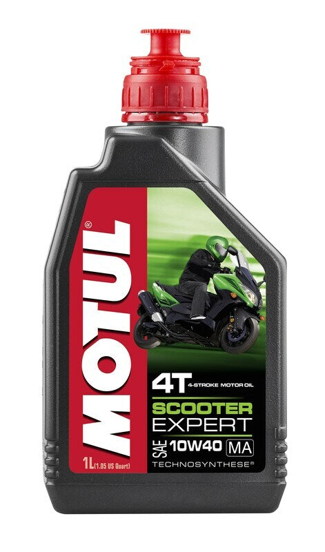 Aceite de motor 10W40 para 4T scooter, 12 paquete [Motul]