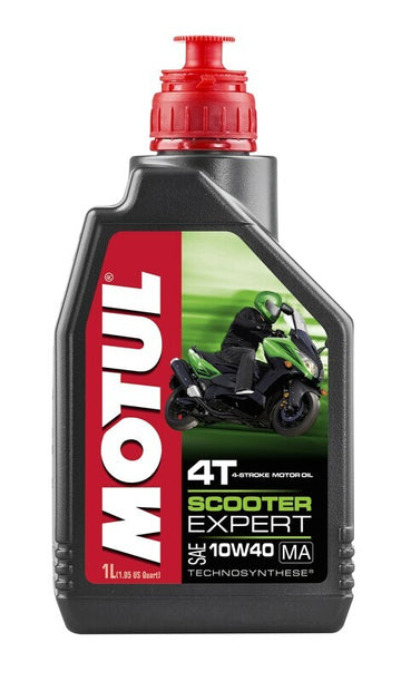Aceite de motor 10W40 para 4T scooter, 12 paquete [Motul]