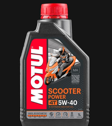 Kit de aceite de motocicleta 5W-40 para scooter, 12x1l [Motul]