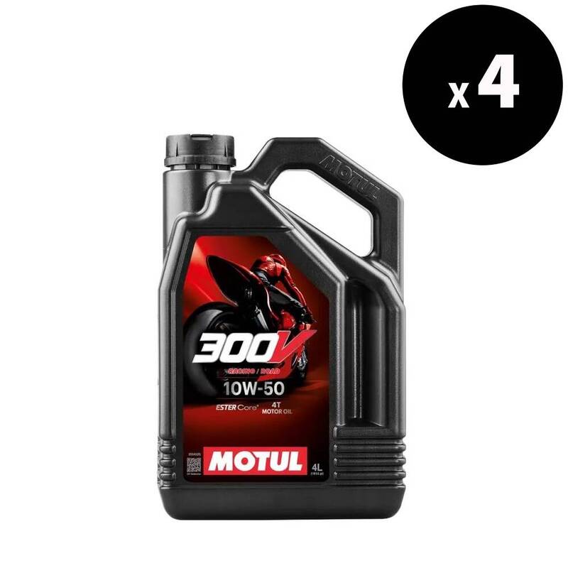 Motor Oil 10W50 4T Road Racing 4L - Línea de fábrica de Motul 300V
