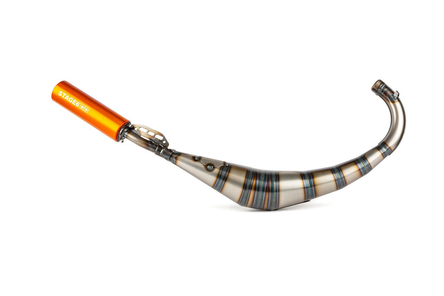 Rieju MRT Pro SM 50 2T - Auspuff Streetrace CNC Orange