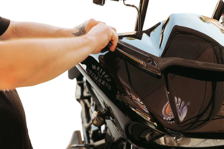 harley-davidson road glide st [DINÁMICA PERSONALIZADA] - Tira de parabrisas Genesis® 4 Dynamic LED Road Glide®