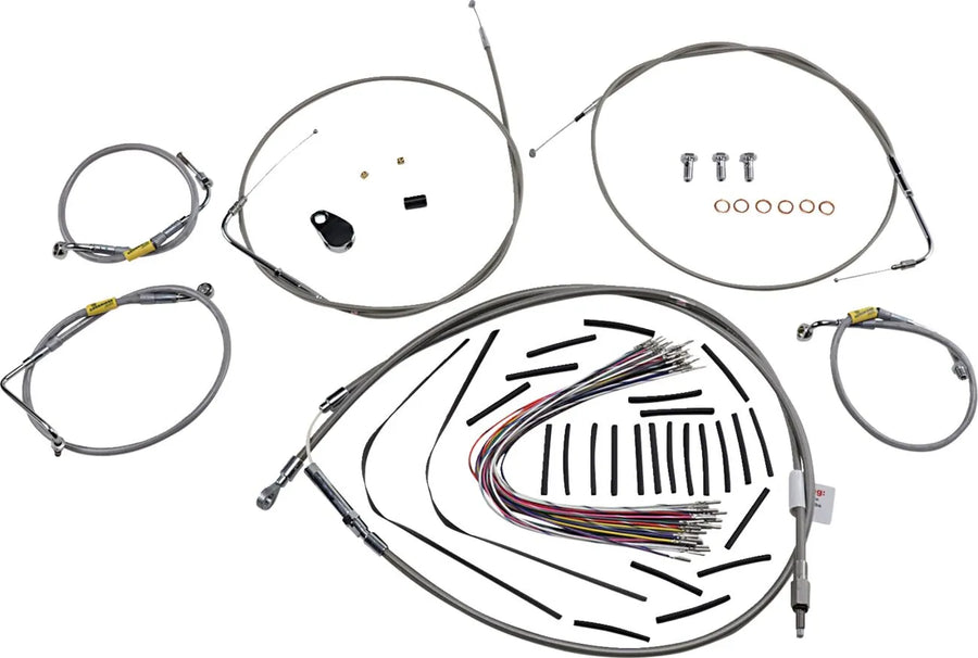 harley davidson touring [BURLY BRAND] - juego de herrajes para manillares para modelos Touring más antiguos con manillar Bagger Bar