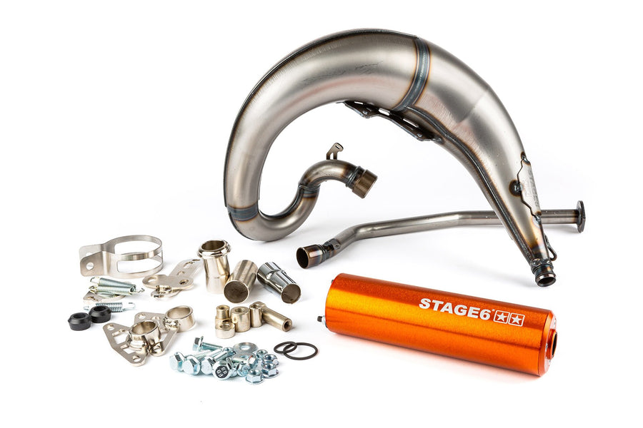 Aprilia RX 50 2T D50B1 [2006–] - Escape Streetrace CNC naranja