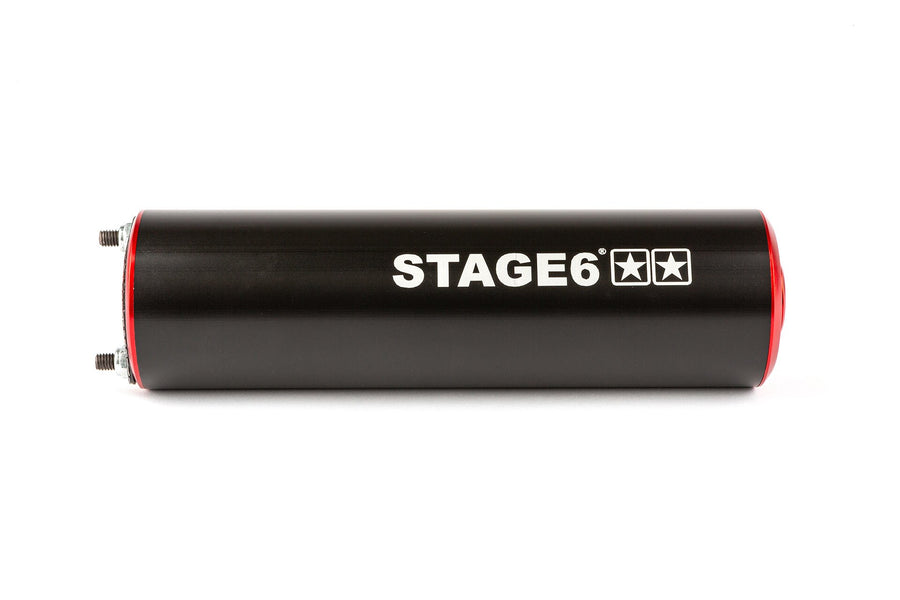 Peugeot XPS-SM 50 2T AM6 - Auspuff Streetrace High Mount CNC Rot Schwarz