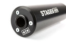 Peugeot XPS-Enduro 50 2T AM6 - Auspuff Streetrace CNC Schwarz