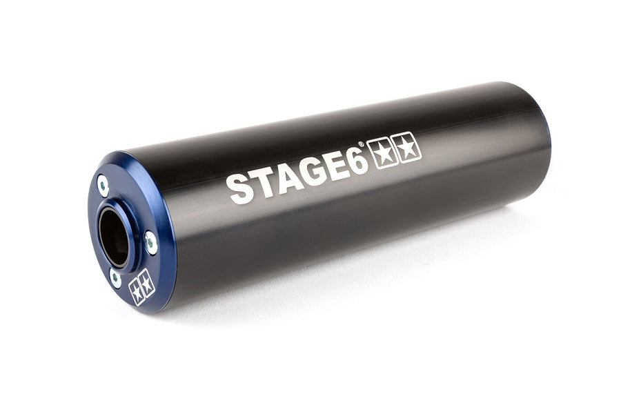Gilera SMT SM 50 2T D50B0 [2013–] - Auspuff Streetrace Blau Schwarz