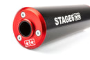 Aprilia SX 50 2T - Escape Streetrace Rojo Negro