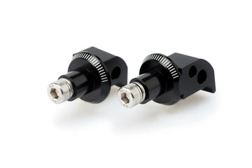 YAMAHA FZ8 [2016] – Adaptador de almohadilla de goma para reposapiés del pasajero – negro - 0