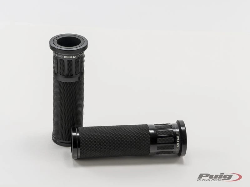 TRIUMPH BONNEVILLE T 120 NEGRO [2025] - Puños Racing | Negro | PUIG 8188N