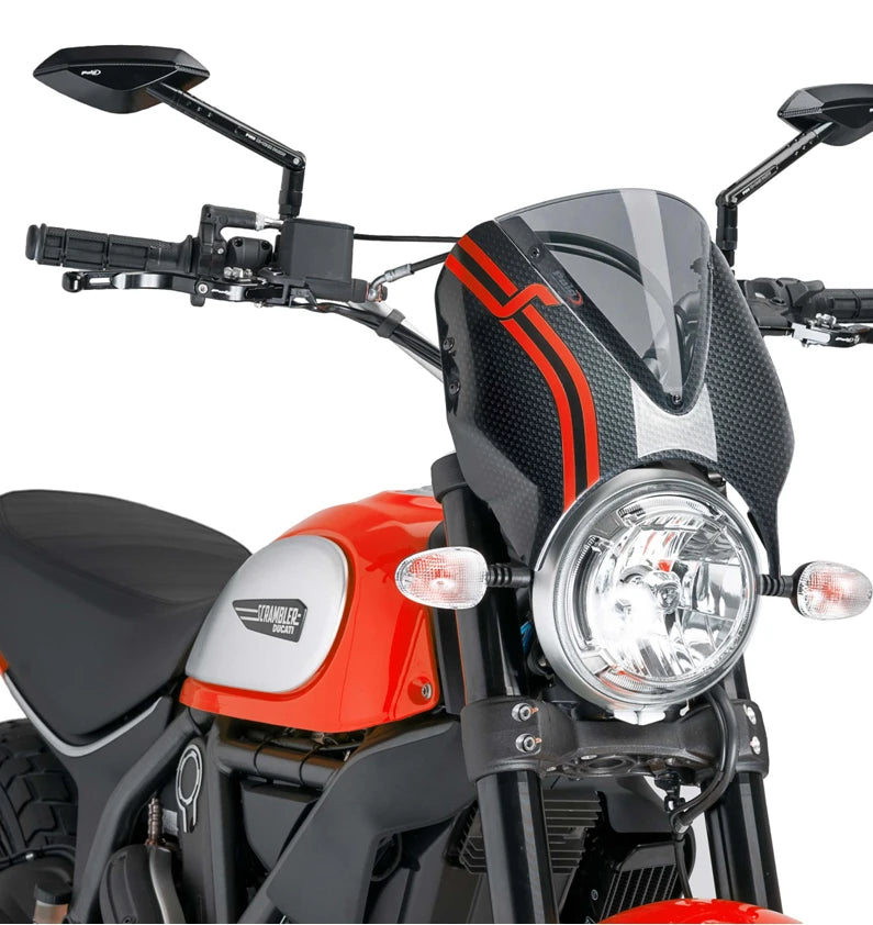 DUCATI SCRAMBLER DESERT SLED [2025] - Visera para parabrisas RetroVision - Tintada