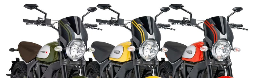 DUCATI SCRAMBLER DESERT SLED [2025] – Visera de parabrisas RetroVision