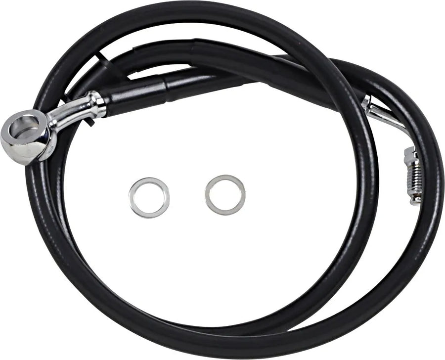 harley-davidson street bob [ESPECIALIDADES DE ARRASTRE] – Línea de freno extendida de acero inoxidable