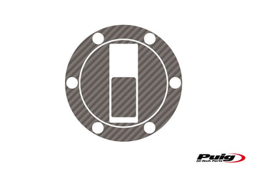 APRILIA SHIVER 900 [2019] – Protector de tapa de depósito X-TREME – Aspecto carbono