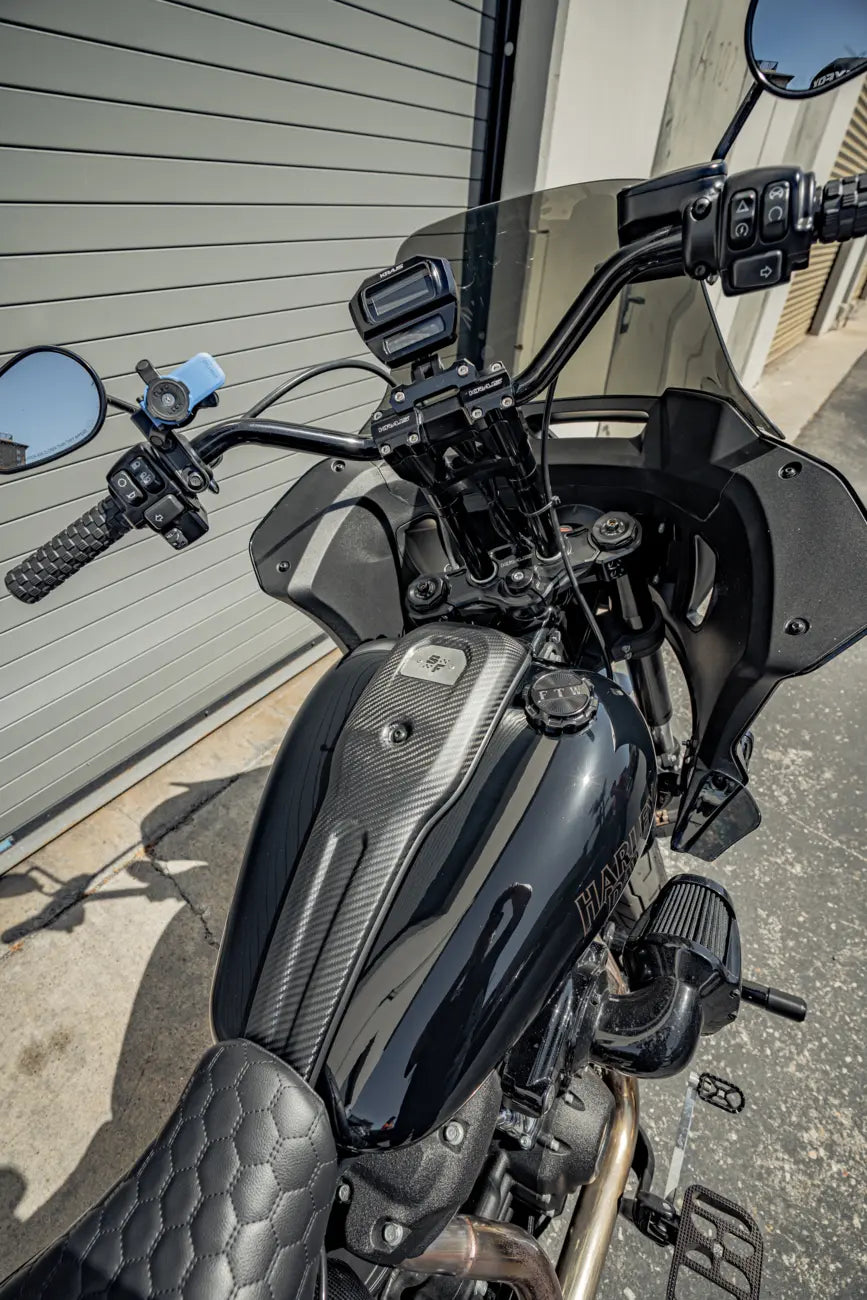 harley davidson fxlrst [SLYFOX] - tablero de fibra de carbono