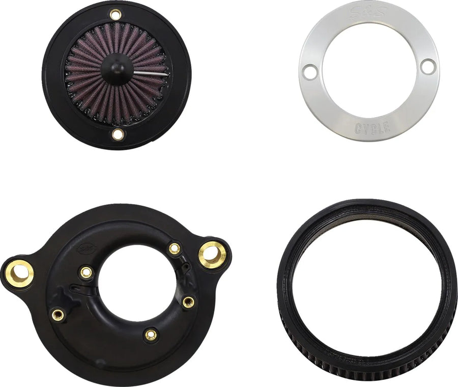 Harley-Davidson FLRT 1868 Freewheeler 114 [2022-2023] - Air Stinger Stealth Luftfiltersatz – Oberfläche: Schwarz, Verchromt – Bild 4