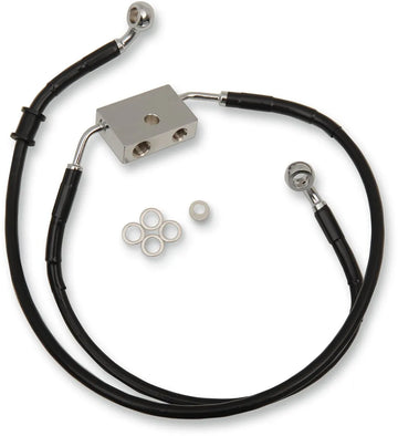 Harley Davidson Sportster 883 Iron XL 883 N [ESPECIALIDADES DE ARRASTRE] - Kit de línea de freno de acero inoxidable