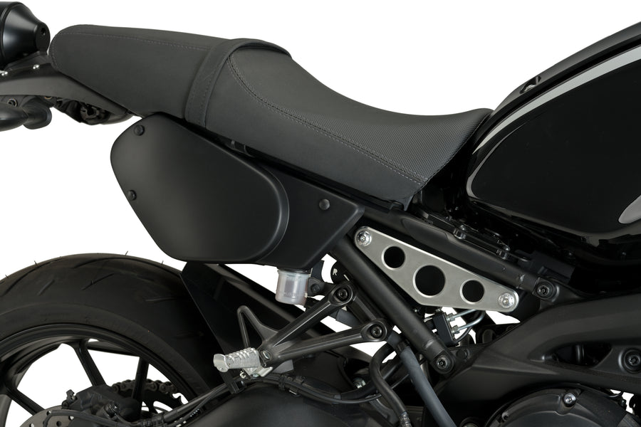 YAMAHA XSR 900 [2019] – Tapas laterales retro – aspecto carbono