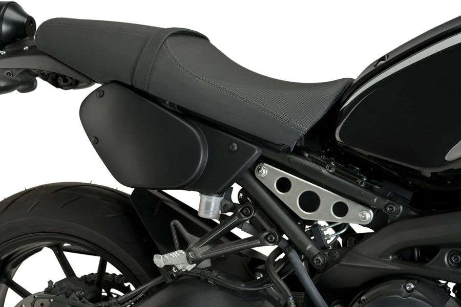 YAMAHA XSR 900 [2019] – Tapas laterales retro – Negro mate