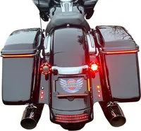 Harley Davidson Flhx [DINÁMICA PERSONALIZADA] - Marco de matrícula con radio LED