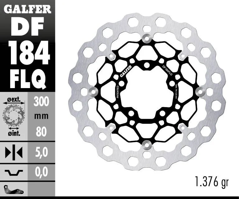Kawasaki Vulcan S En650A [2025-2026, 2026] - Disco de freno flotante Cubiq - imagen 2