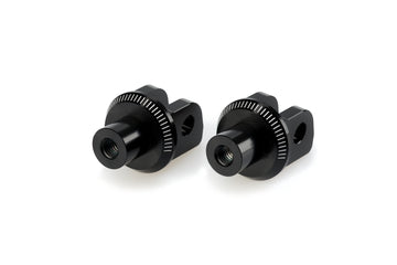 BMW G 310 R [2025] – Adaptador de almohadilla de goma para reposapiés “Rider” – negro
