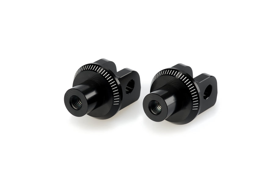 BMW G 310 R [2025] – Adaptador de almohadilla de goma para reposapiés “Rider” – negro