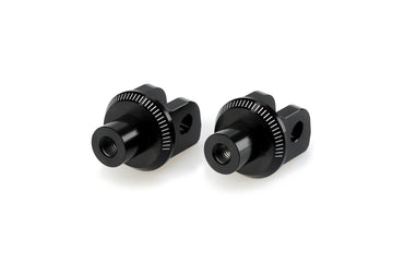 BMW G 310 R [2025] – Adaptador de almohadilla de goma para reposapiés “Rider” – negro - 0