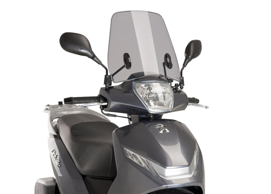 PEUGEOT BELVILLE 125 ACTIVE [2023] – Cúpula scooter urbano – Transparente