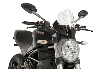 DUCATI MONSTER 821 DARK [2016] – pantalla deportiva – negra