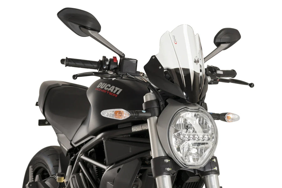 DUCATI MONSTER 821 DARK [2016] – pantalla deportiva – negra