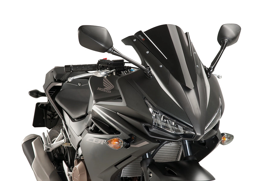 HONDA CBR500R 2016-2018 - Cúpula Z-Racing | Negro | PUIG 8903N