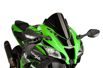 KAWASAKI ZX-10RR NINJA PERFORMANCE [2018] - Z-Racing-Scheibe | Carbon-Optik | PUIG 8912C