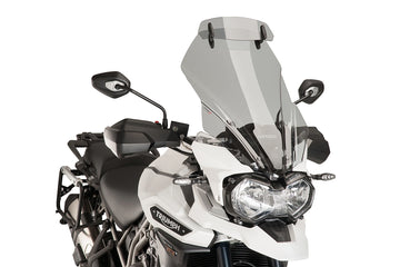 TIGER EXPLORER/XC/XR/XRX/XRT - Cúpula Touring PUIG con spoiler | Teñido | PUIG 8916H