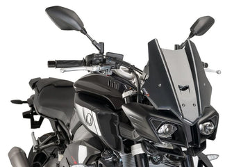 TRIUMPH BONNEVILLE T 120 BLACK [2025] - PUIG Tourenscheibe | Carbon-Optik | PUIG 8917C