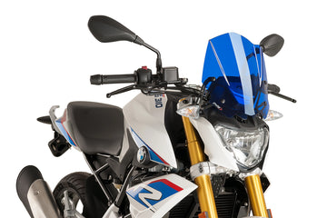 TRIUMPH BONNEVILLE T 120 BLACK [2025] - New Generation Sport Windschild | Blau | PUIG 8920A