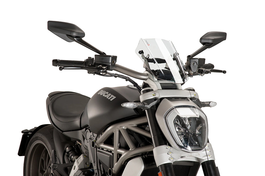 TRIUMPH BONNEVILLE T 120 NEGRO [2025] - Cúpula deportiva orientable | Borrar | PUIG 8921W