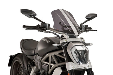 TRIUMPH BONNEVILLE T 120 NEGRO [2025] - Cúpula touring orientable | Teñido | PUIG 8922H