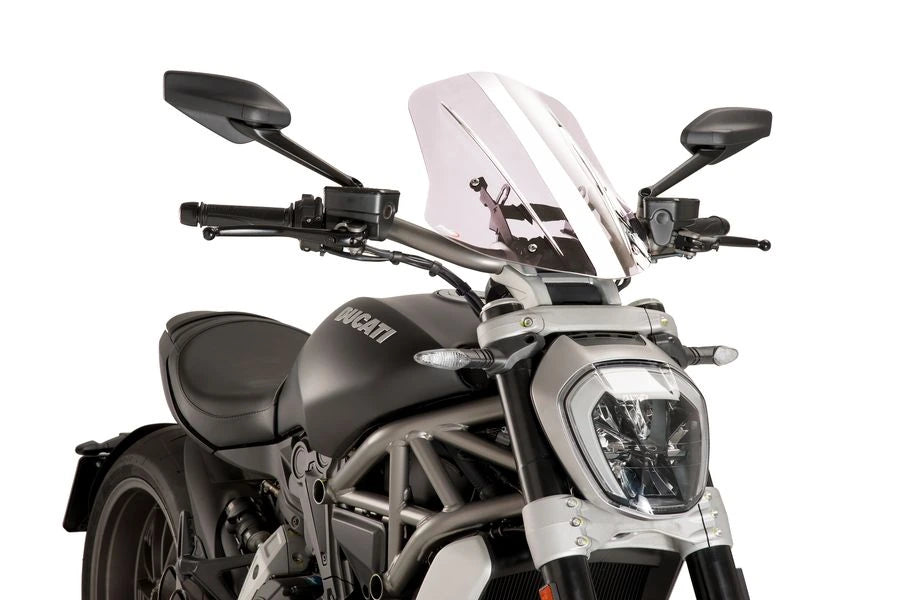 TRIUMPH BONNEVILLE T 120 NEGRO [2025] - Cúpula touring orientable | Borrar | PUIG 8922W
