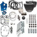 Harley-Davidson FXBR 1923 Softail Breakout 117 [2026] - 129" Power Package Motorleistungs-Kit – Oberfläche: Schwarz, Hervorgehobene Lamellen – Merkmal: Verchromte Stößelstangenrohre – Bild 7