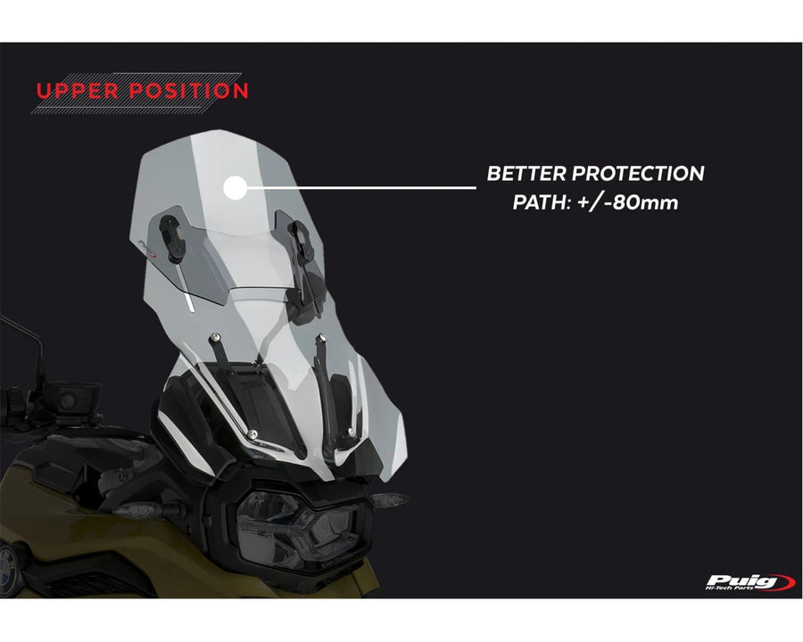 BMW F 750 GS [2024] – Cúpula orientable – Transparente