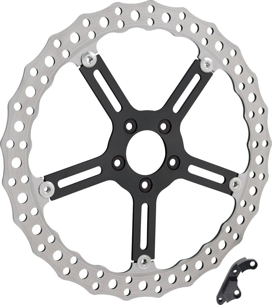 harley davidson fxlrst [ARLEN NESS] – Kit de rotor flotante dentado de freno grande de 15"